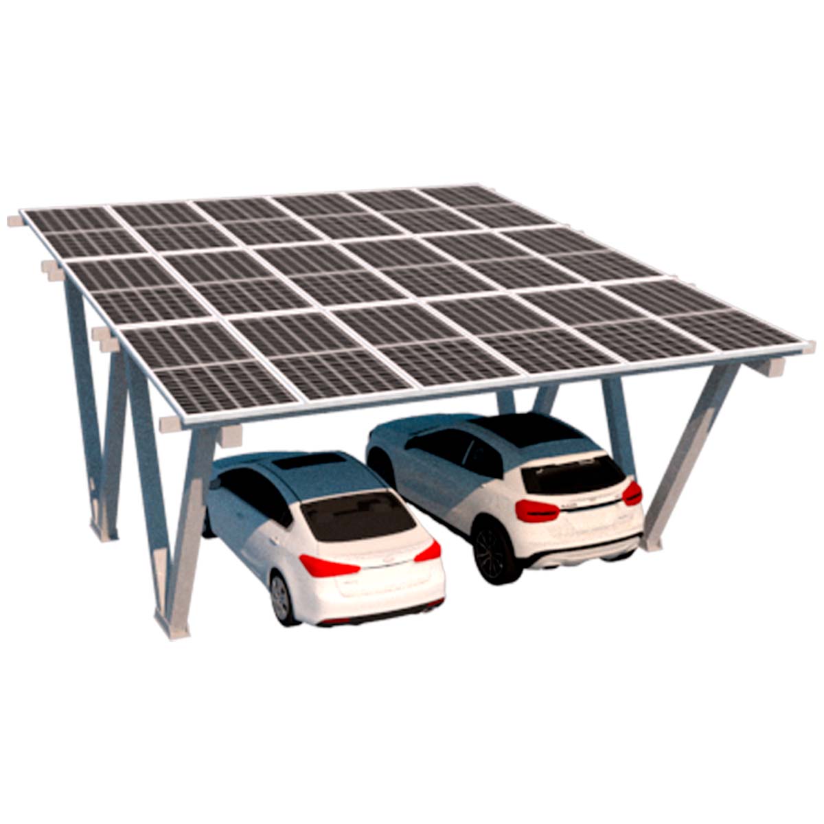 Estructura Solar Carport Distribucion Solar